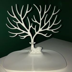 Deer Long Antler Jewelry Holder